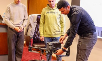 انطلاق البرنامج التدريبي على استخدام طائرات الدرون فى متابعة المنظومة المائية