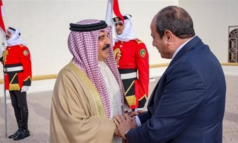 الرئيس عبد الفتاح السيسي وملك البحرين