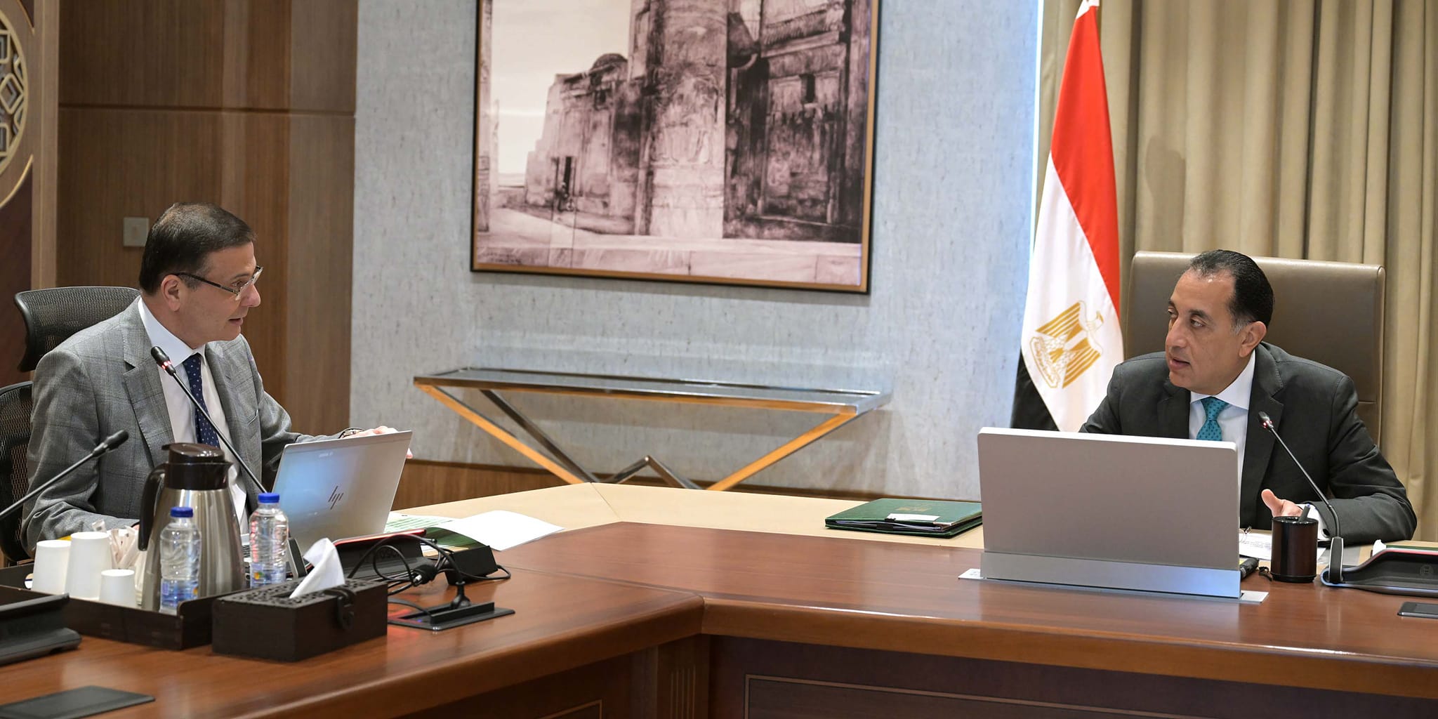 رئيس الوزراء ووزير الزراعة