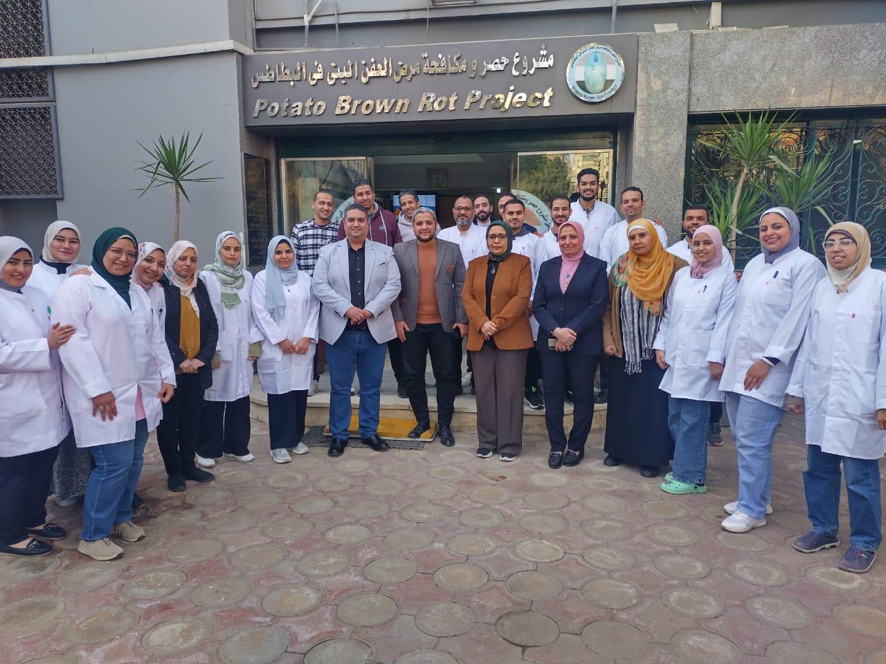 مشروع حصر ومكافحة مرض العفن البنى فى البطاطس
