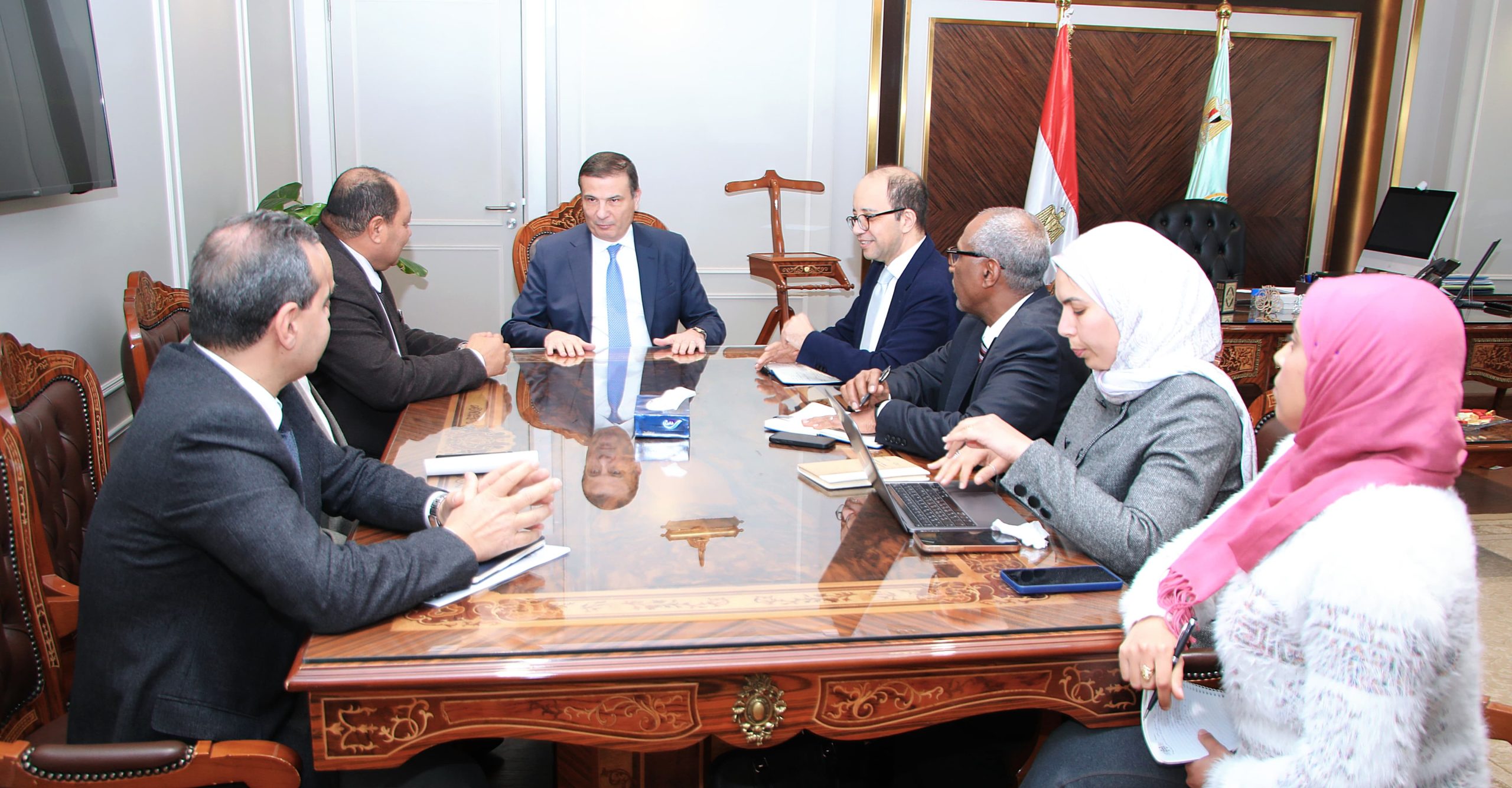 وزير الزراعة والمدير الإقليمي للإيفاد