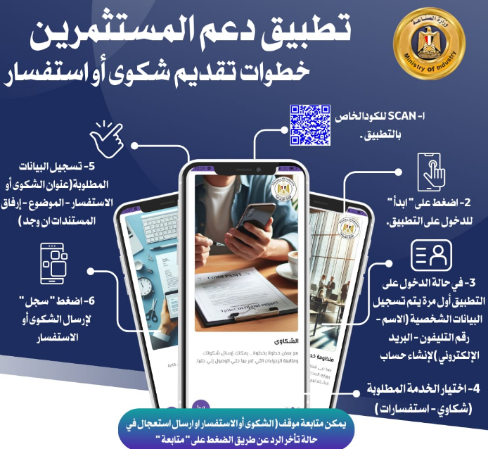 تطبيق دعم المستثمرين