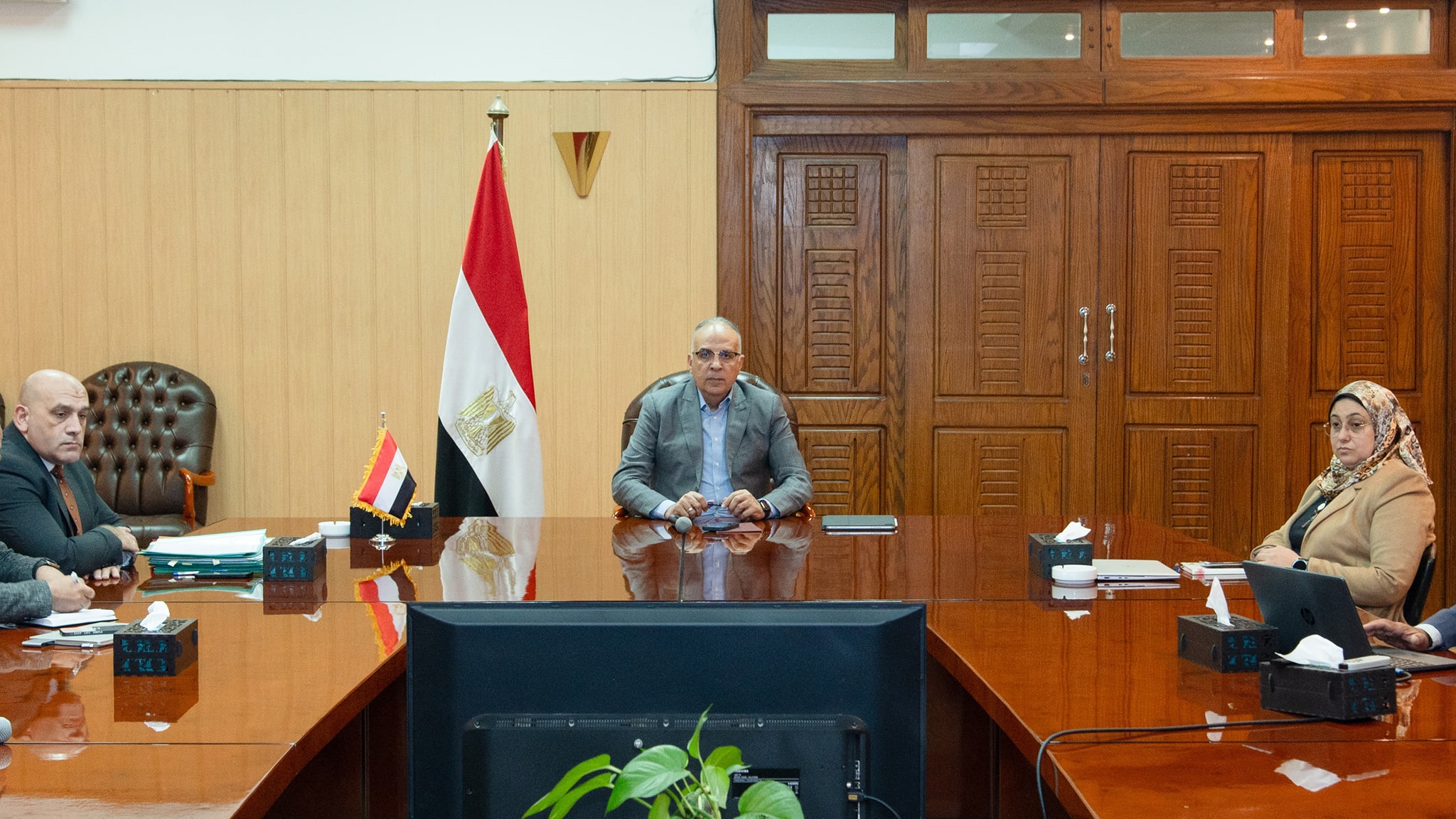 وزير الرى