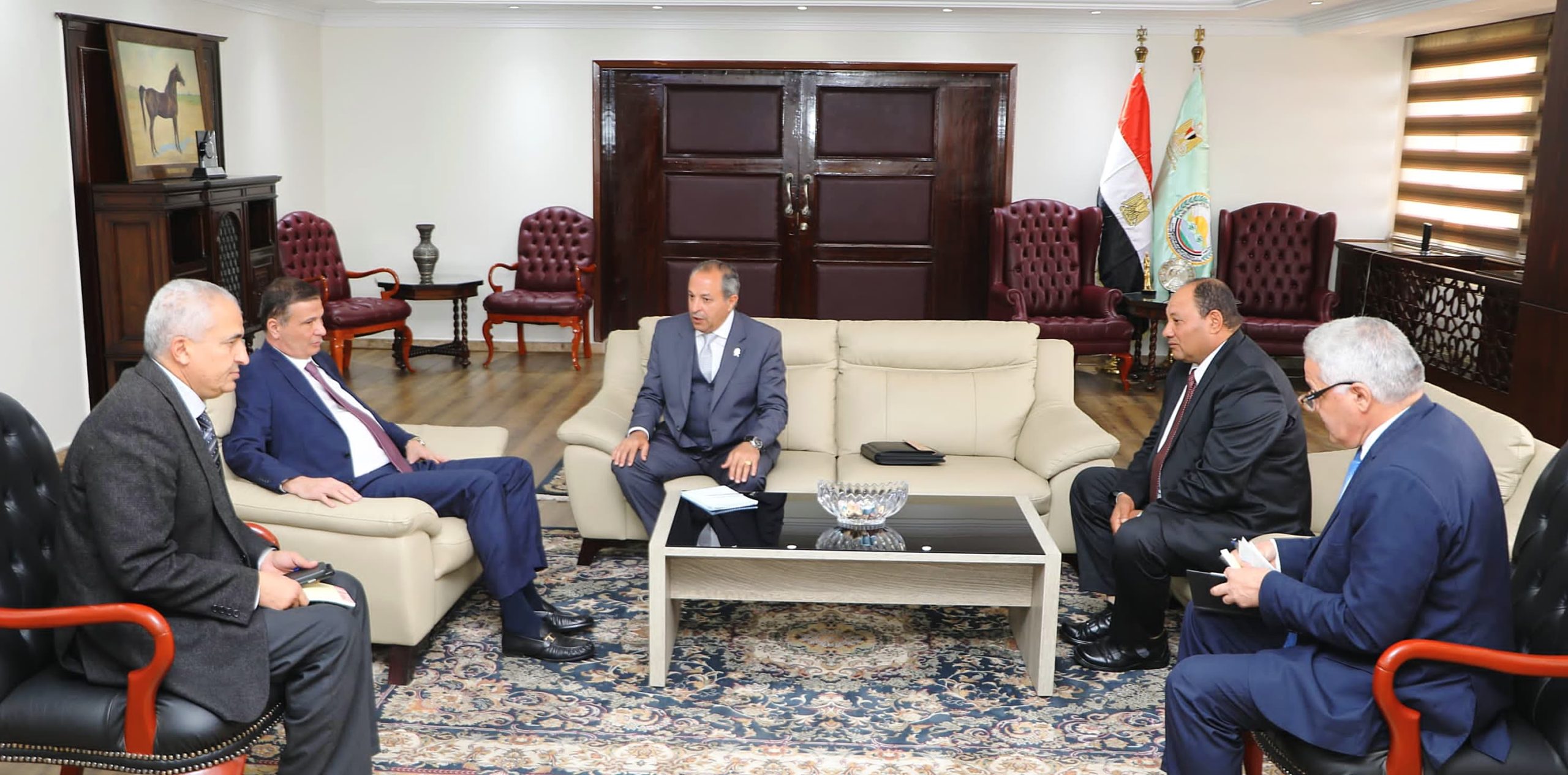 وزير الزراعة ومحافظ بورسعيد 