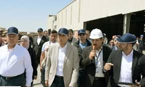 رئيس الوزراء يتفقد مصنعي " الوايلر فريد حسنين للطلمبات"