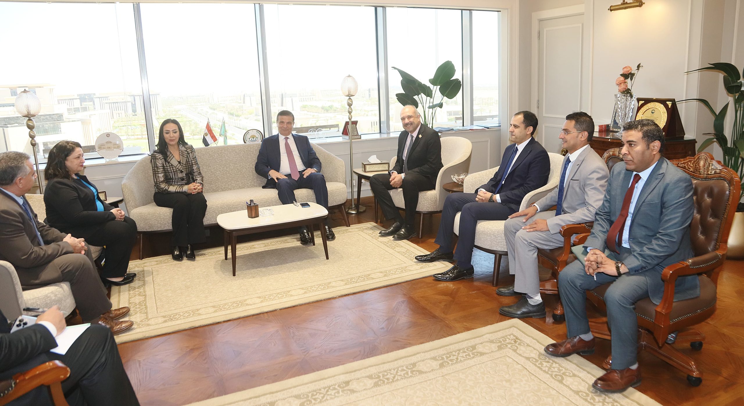وزيرا الزراعة والتضامن