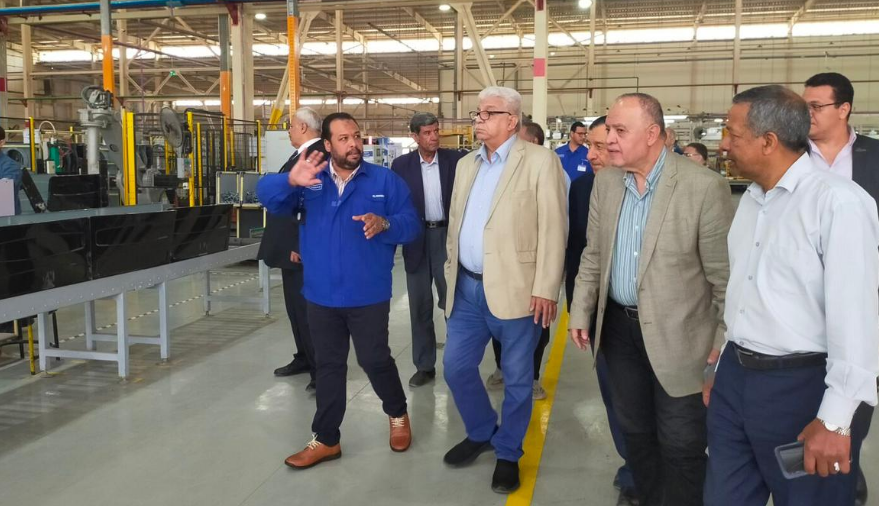 محمدالمهندس خلال الزيارة