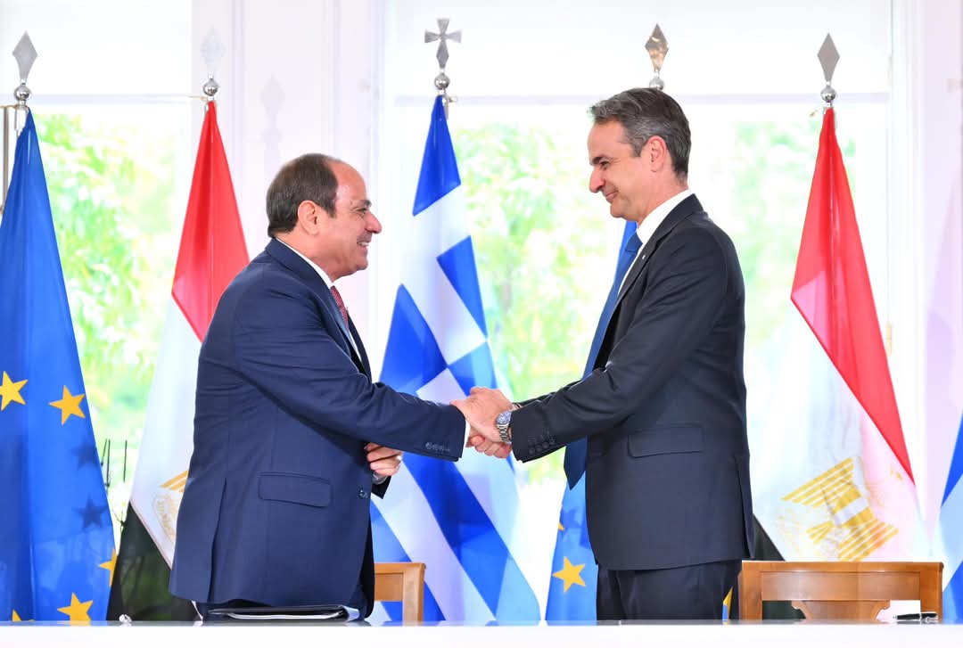 السيسي ورئيس وزراء اليونان 