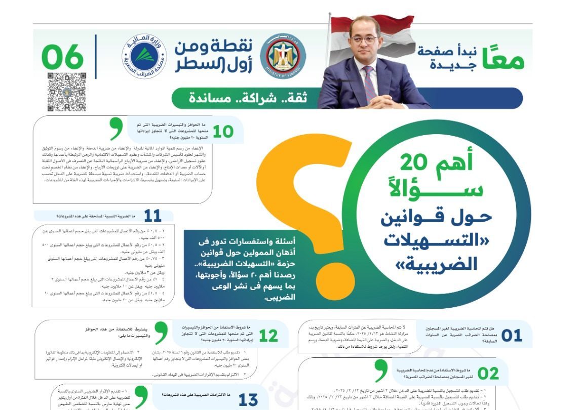 الآليات الجديدة لإنهاء المنازعات الضريبية في مصر 2025 - ملحق 