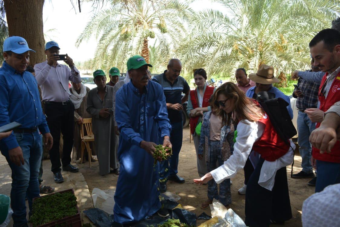 جانب من الزيارة 
