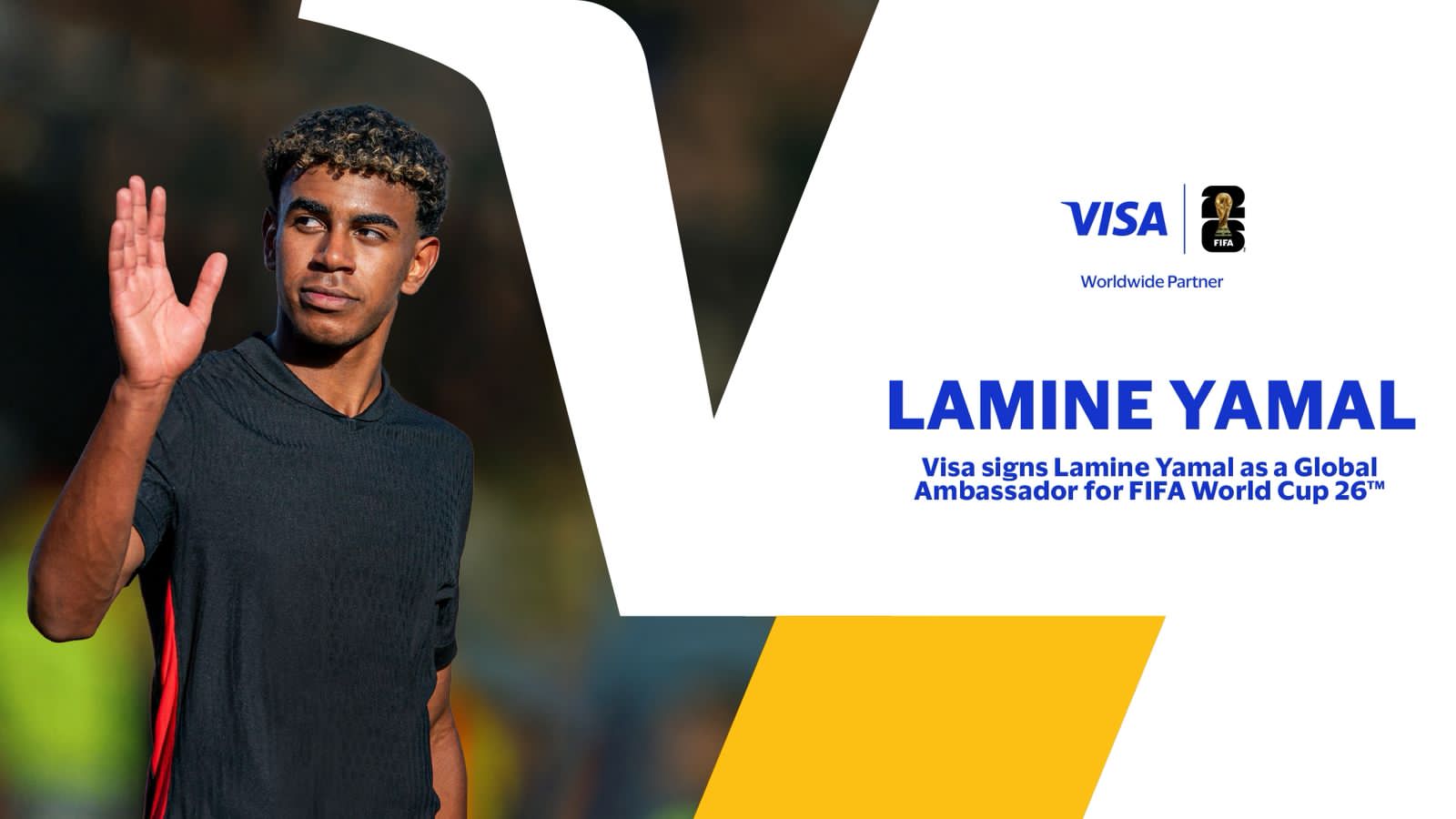 Visa تختار لامين يامال سفيراً عالمياً لبطولة كأس العالم 