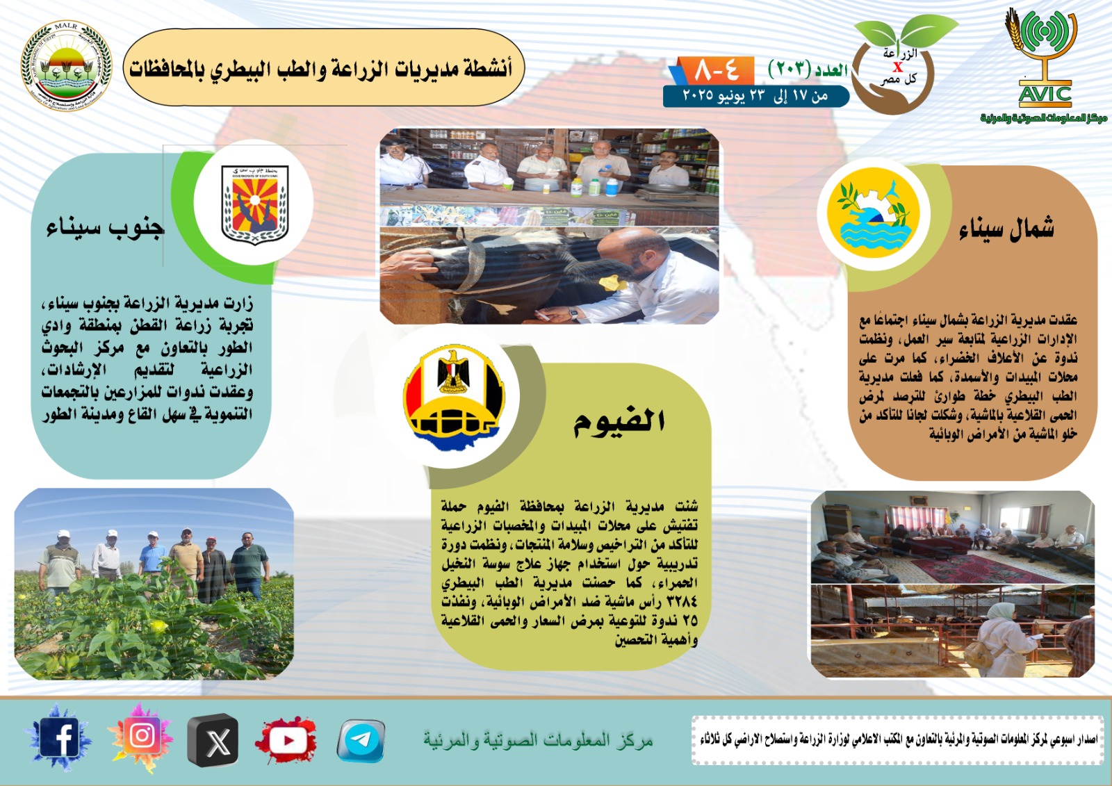 جهود مديريات الزراعة