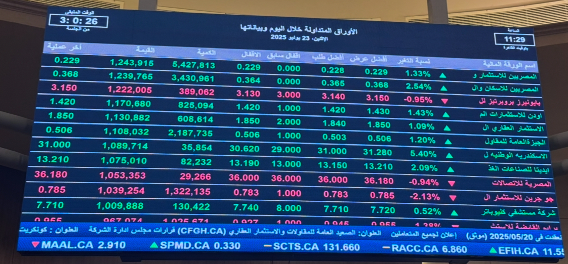 البورصة المصرية 