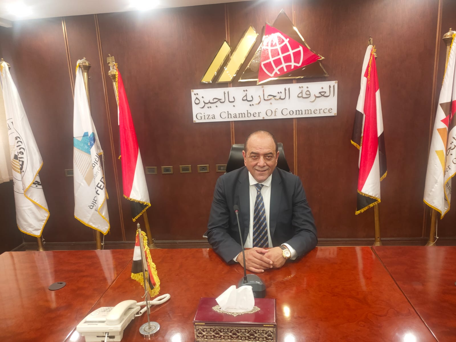 رئيس غرفة الجيزة التجارية