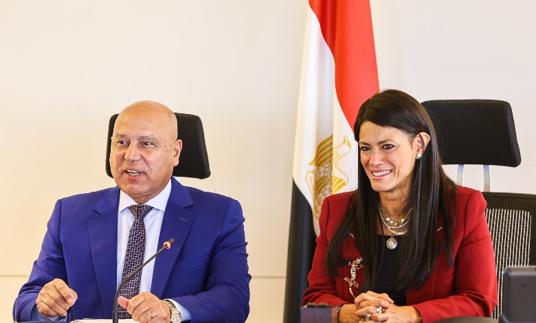 الدكتورة رانيا المشاط و الفريق مهندس  كامل الوزير