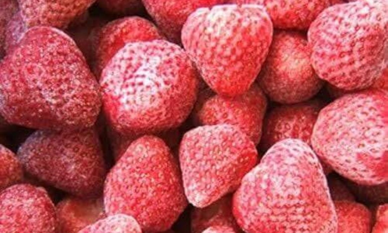  الفراولة المجمدة