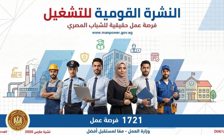  نشرة التوظيف الأسبوعية