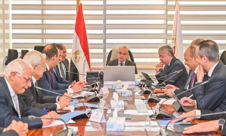 جانب من اجتماع وزير الاستثمار لمتابعة موقف تنفيذ منصة الكيانات الاقتصادية  