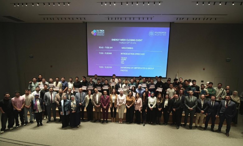 خلال فاعليات أسبوع الطاقة "Polimi