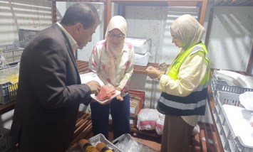 ضبط 343 كجم لحوم ودواجن