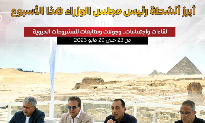  أبرز أنشطة رئيس مجلس الوزراء 