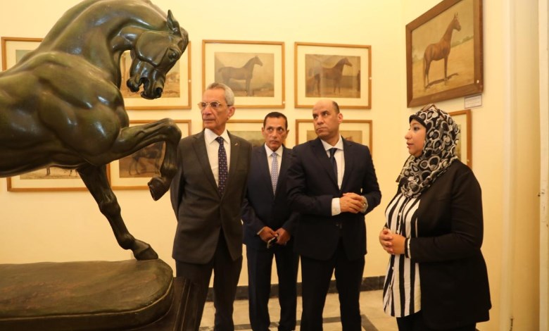  وزيري العمل وشؤون المجالس النيابية ومحافظ الجيزة 