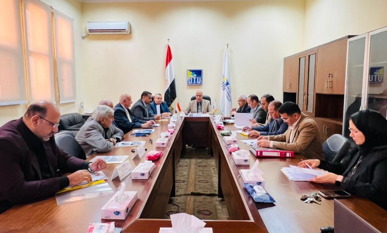 اجتماع مجلس جامعة الدلتا التكنولوجية