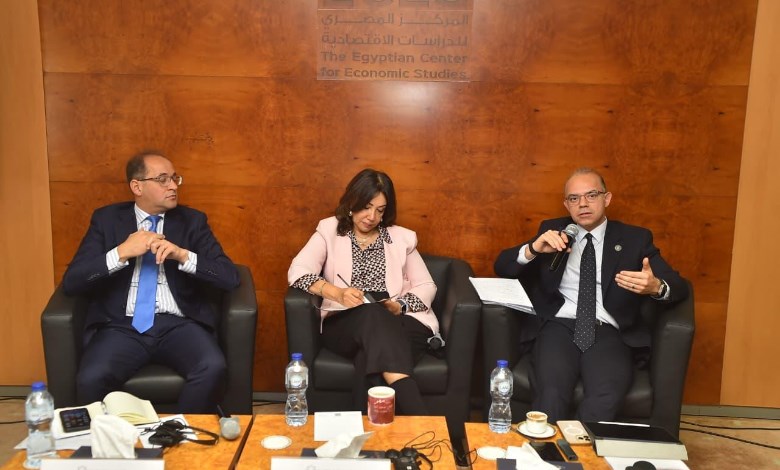 جانب من مشاركة لدكتور محمد فريد وزير الاستثمار والمناطق الحرة 