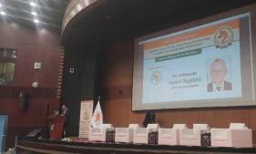 جانب من كلمة السفير حاتم تاج الدين الأمين العام لاتحاد منظمات مقاولي التشييد 