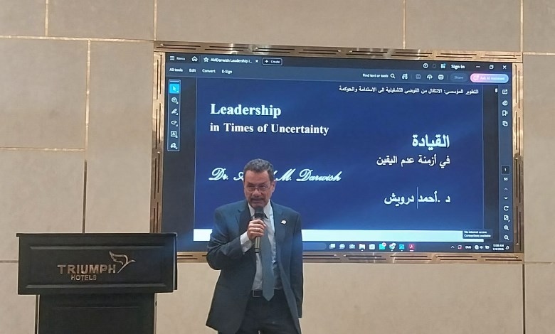 الدكتور أحمد درويش وزير التنمية الإدارية الأسبق 
